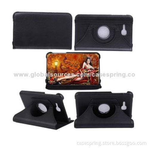 Leather Case for Samsung T320, 360° Rotation, Perfect Audiovisual